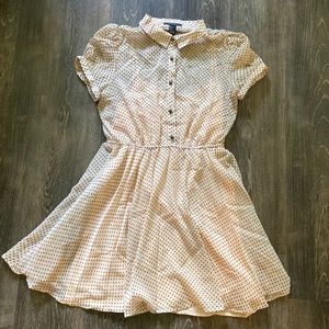 Sheer polka dot dress